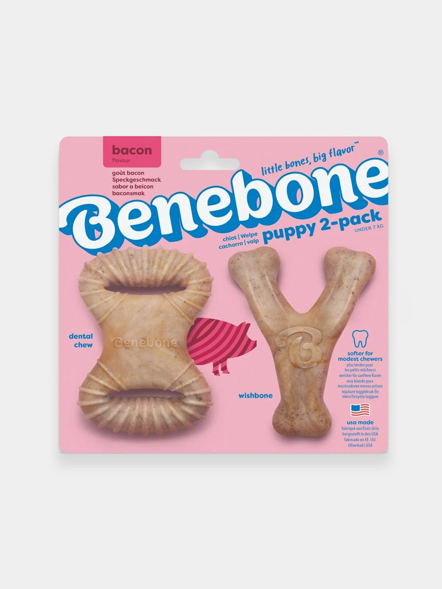 Benebone-pack-2-jouets-a-macher-pour-chiot-Dental-Chew-Wishbone