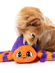 Fuzzyard-peluche-pour-chien-originale-halloween-araignee-orange-violette