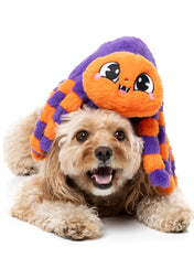 Fuzzyard-peluche-pour-chien-originale-halloween-araignee-orange-violette