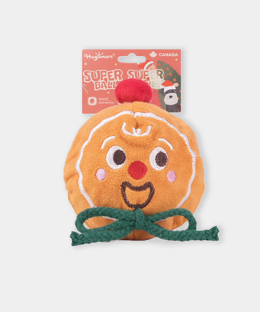 HugSmart-peluche-balle-pour-chien-chiot-Gingerbread-Man