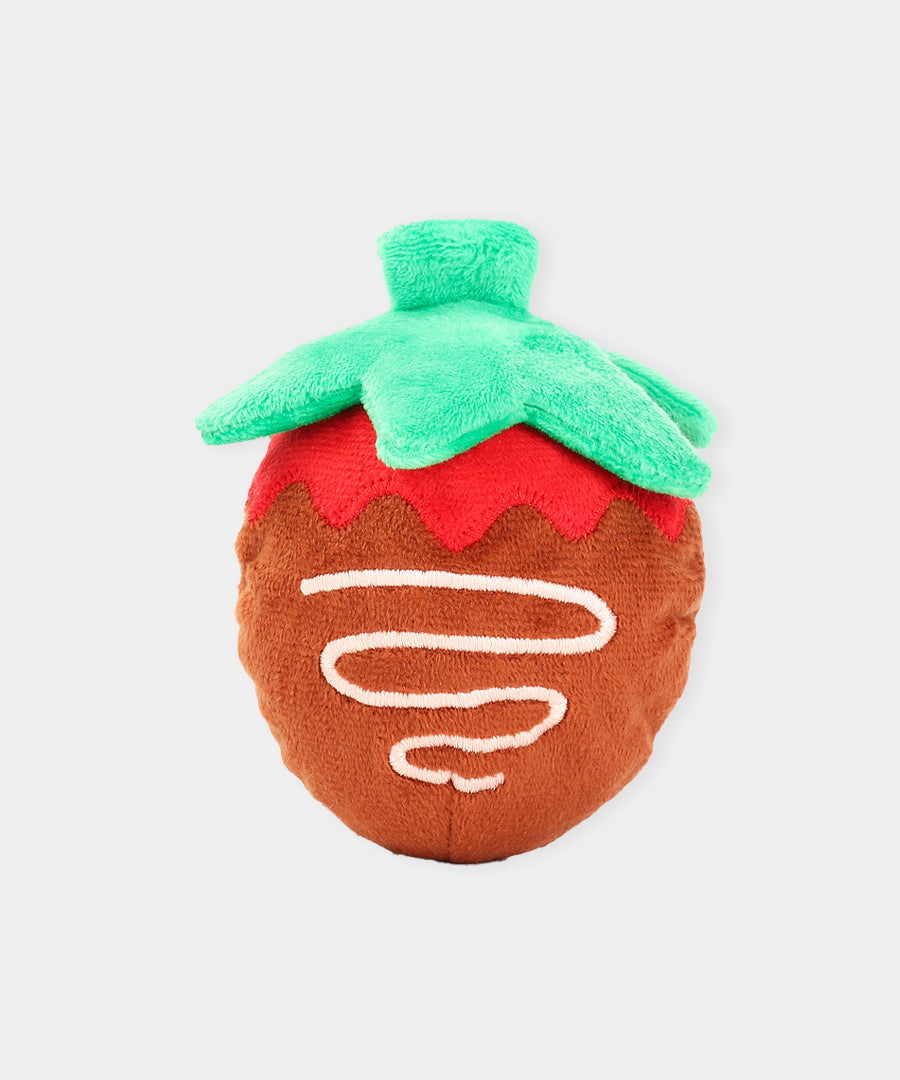 HugSmart-peluche-balle-pour-chien-chiot-fraise-chocolat
