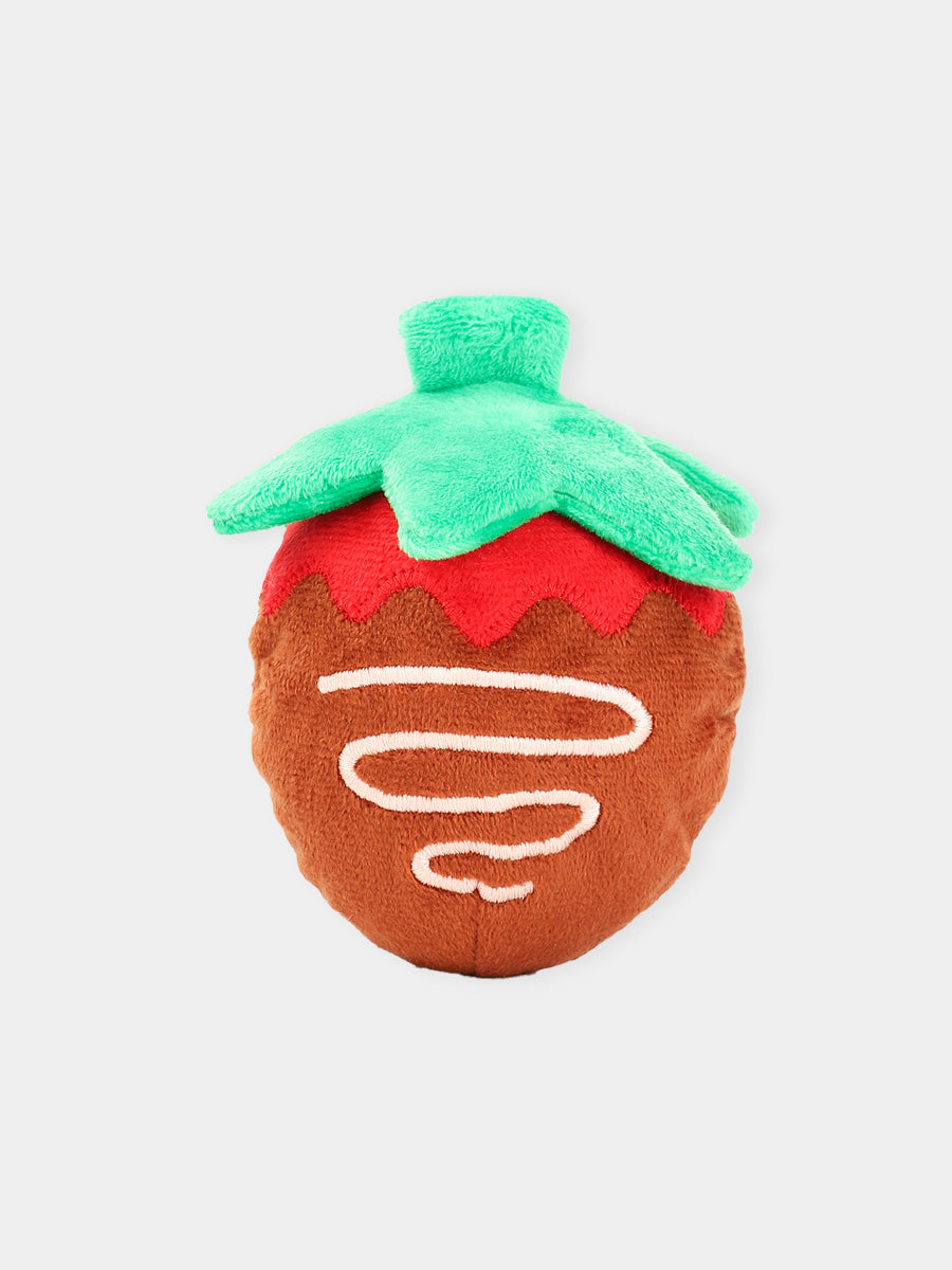 HugSmart-peluche-balle-pour-chien-chiot-fraise-chocolat