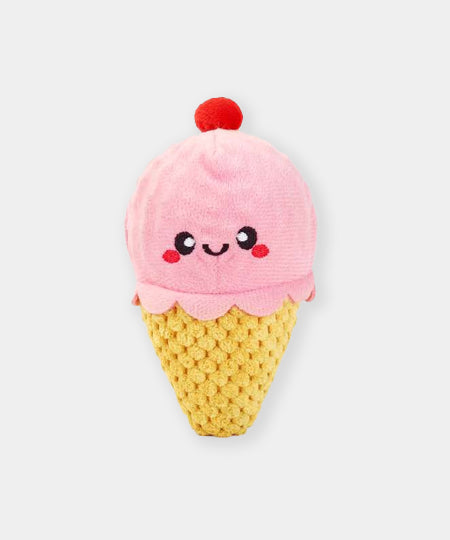 HugSmart-peluche-interactive-pour-chien-chiot-Beach-Daze-Ice-Cream-Ball