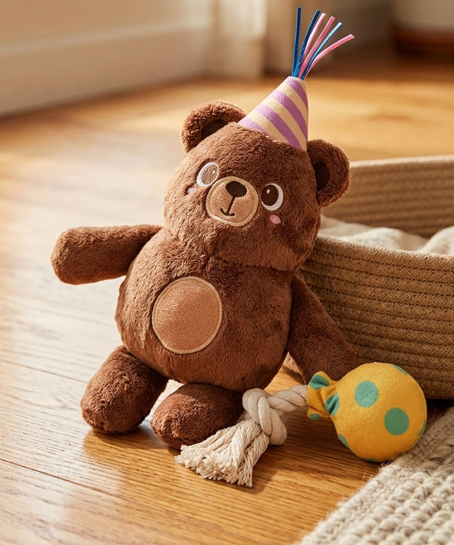 HugSmart-peluche-pour-chien-chiot-ourson-anniversaire