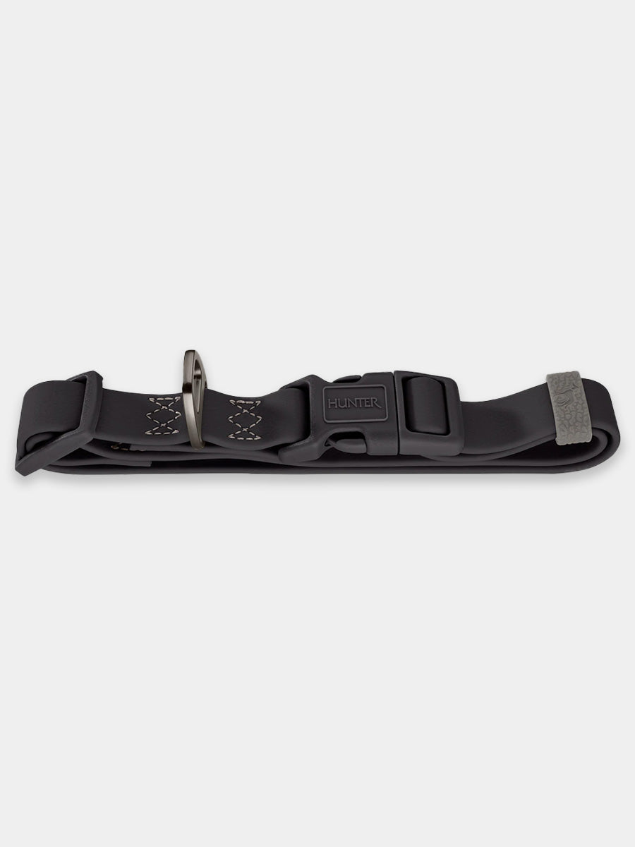 Hunter-collier-biothane-pour-chien-Havanna-noir