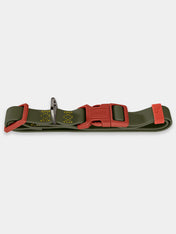 Hunter-collier-biothane-pour-chien-Havanna-vert-orange