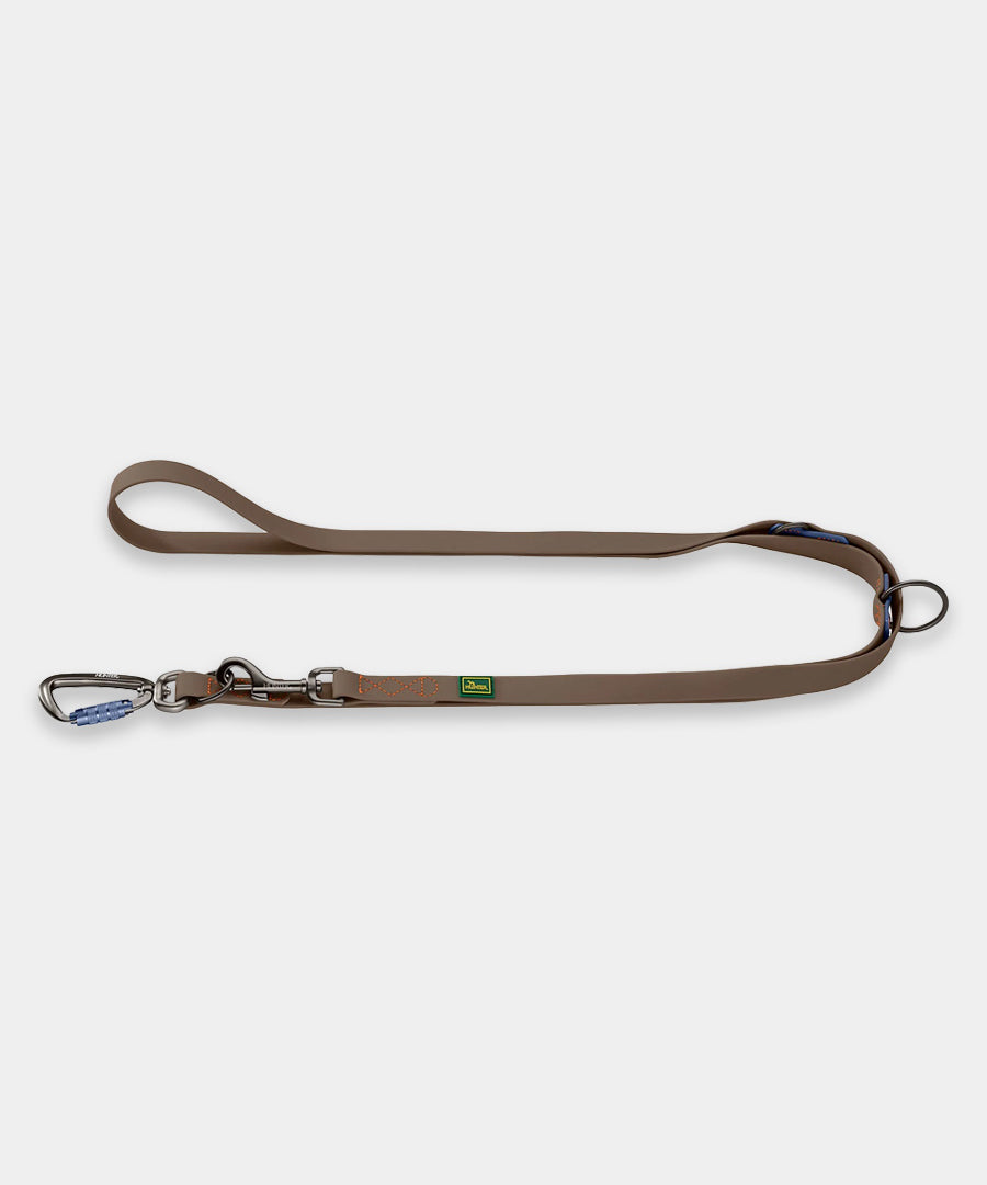 Hunter-laisse-biothane-pour-chien-Havanna-beige