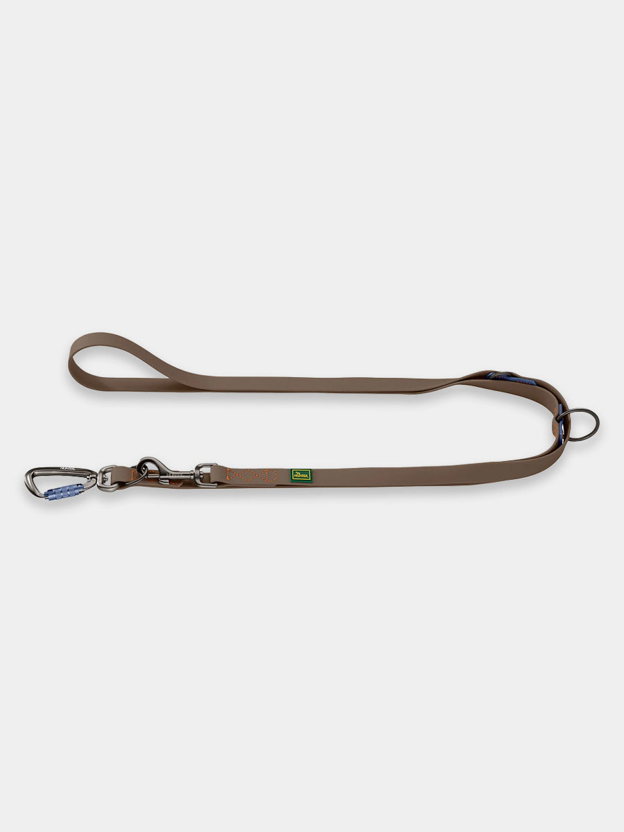 Hunter-laisse-biothane-pour-chien-Havanna-beige