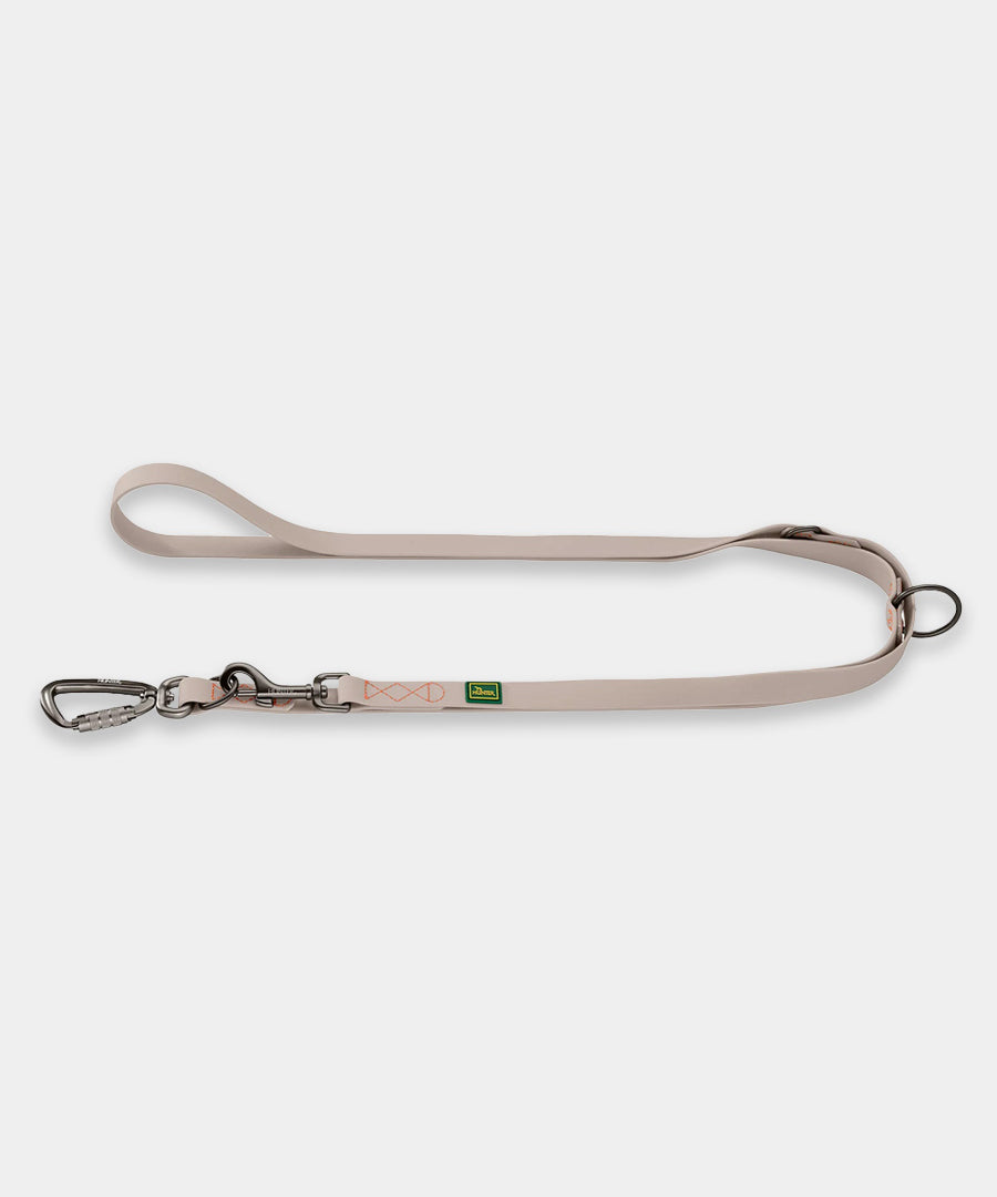 Hunter-laisse-biothane-pour-chien-Havanna-beige