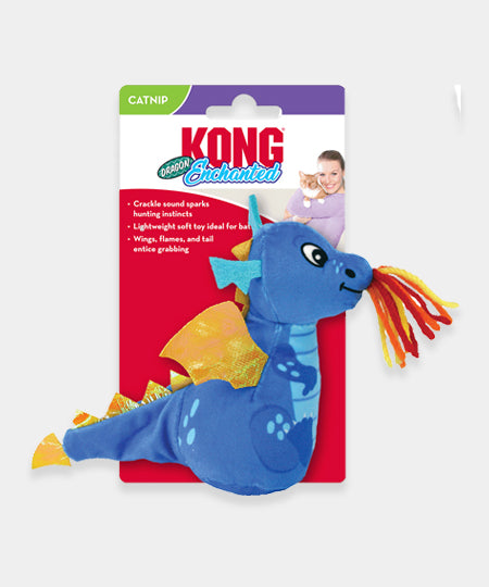     Jouet-interactif-KONG-chat-herbe-a-chat-Enchanted-Dragon