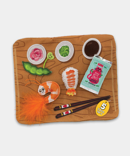    Jouet-tapis-fouille-interactif-KONG-Pull-A-Partz-Sushi