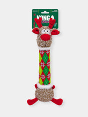 KONG-holiday-Jouet-peluche-pour-chien-Shakers-Luvs-Argyle-Reindeer
