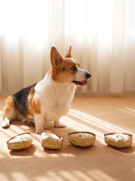 Jeu d'occupation pour chien - Pizza - Lambwolf Collective - inooko