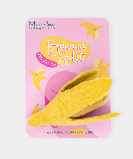     Mimis-Daughters-jouet-pour-chat-laine-naturelle-banana-split