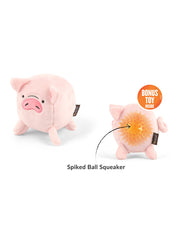 Pet-play-jouet-peluche-chien-balle-a-picot-Barnyard-Buddies-cochon