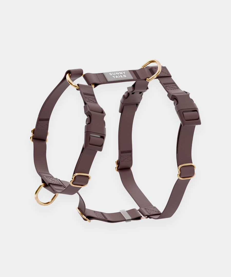 Shop-sunnytails-harnais-waterproof-pour-chien-cloud-lite-marron-espresso