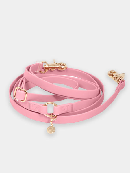 Laisse pour chien multipostions Cloud - Rose parfait - Shop Sunny Tails - inooko