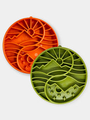 SodaPup-gamelle-interactif-pour-chien-chiot-yin-yang-vert-rouge
