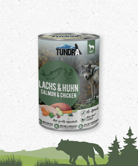 Tundra-alimentation-humide-pour-chien-adulte-saumon-poulet