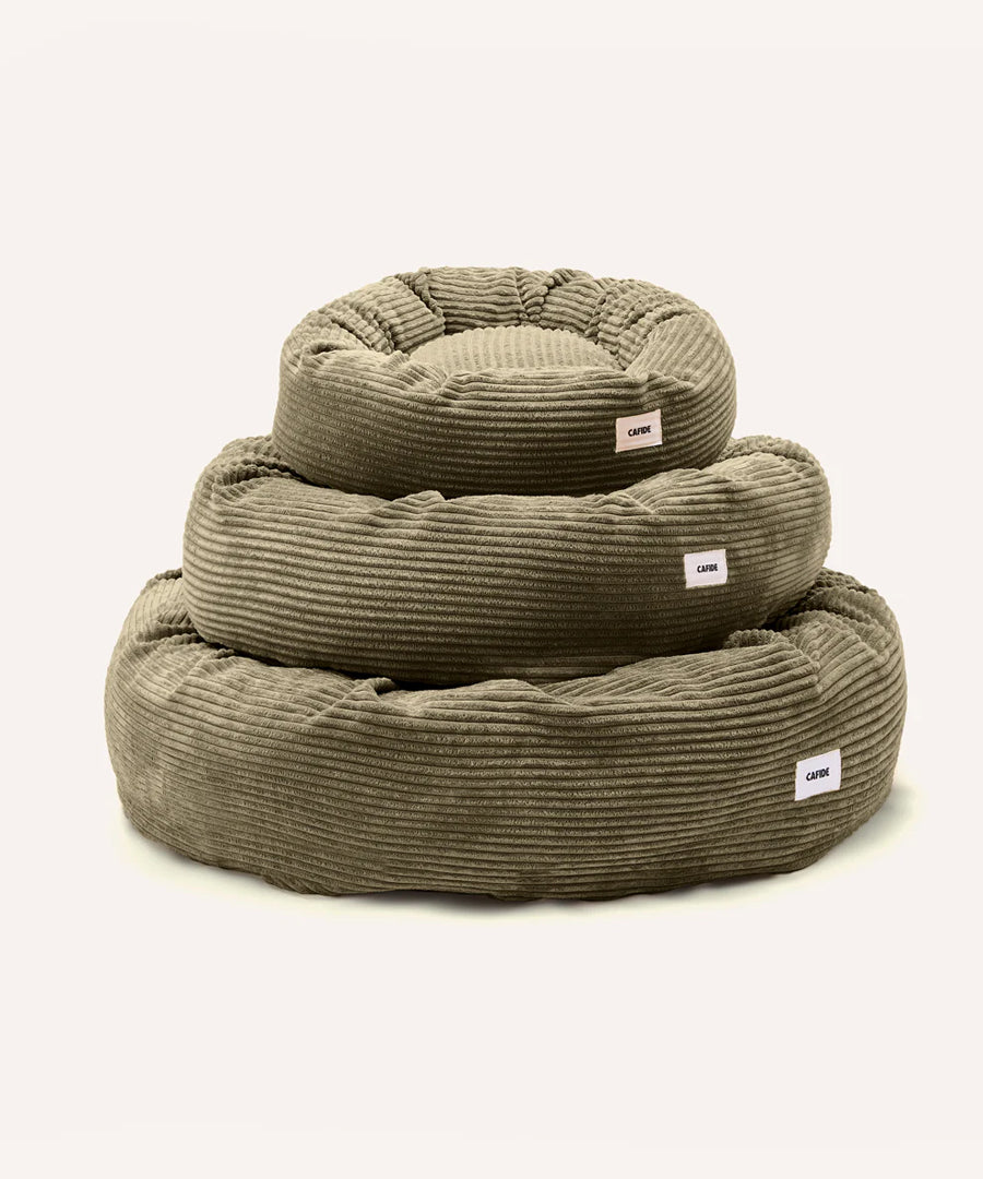 cafide-panier-rond-pour-chien-premium-nuba-velours-cotele-vert