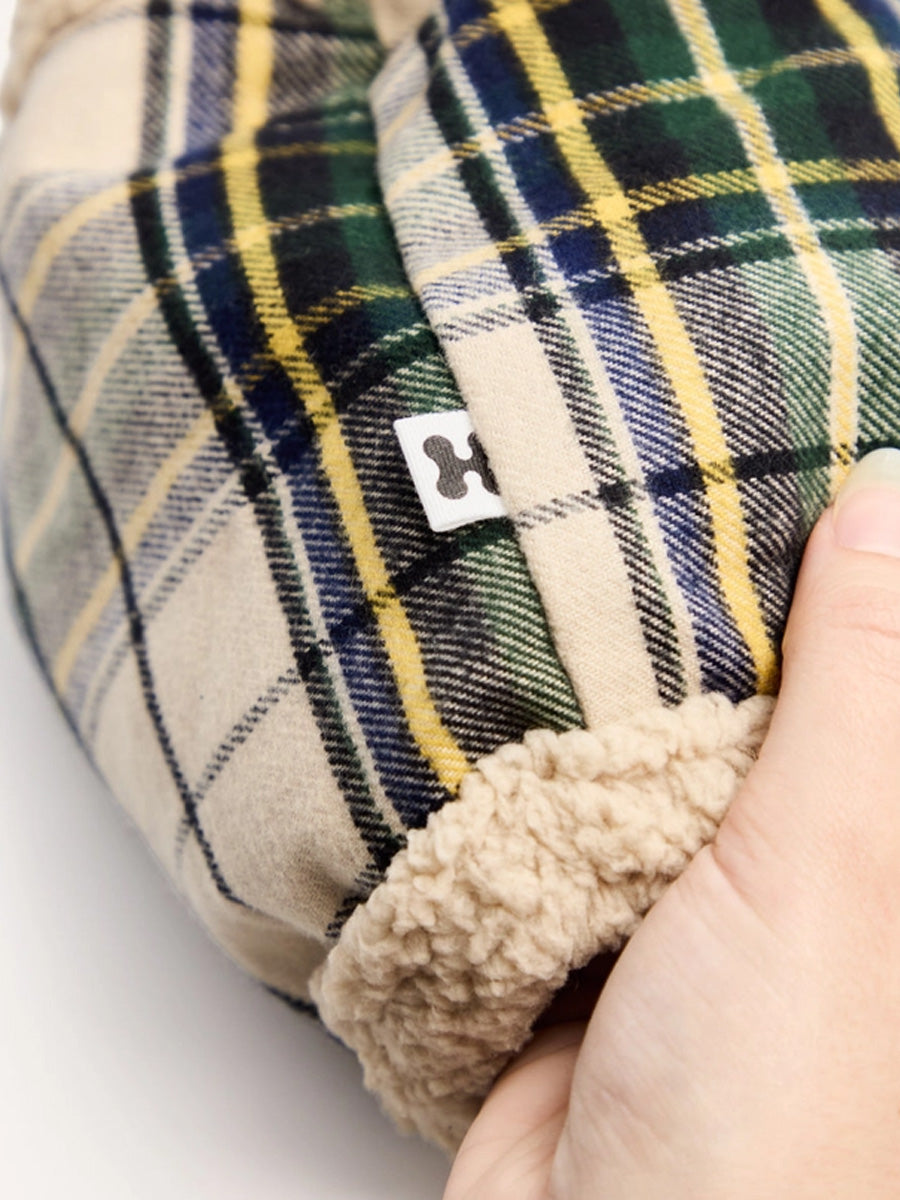 cafide-snood-pour-chien-premium-Olga-beige-Tartan