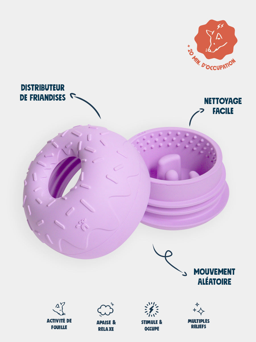 inooko-jouet-occupation-pour-chien-Yoomy-donut-violet-benefice