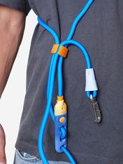 zee-dog-laisse-pour-chien-main-libre-reglable-bleu-fluo-Sapphire