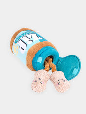 zippy-paws-peluche-fouille-pour-chien-Bungee-Burrow-beurre-de-cacahuete
