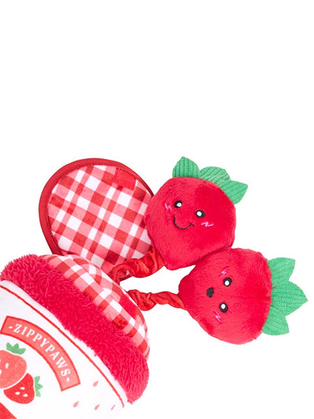 zippy-paws-peluche-fouille-pour-chien-Bungee-Burrow-confiture-fraise